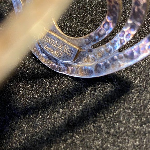 Thistle & Bee Sterling Silver 955 Adjustable Bracelet - Picture 3 of 3